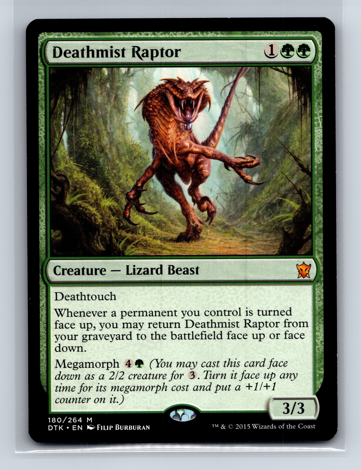 Dragons of Tarkir #180 Deathmist Raptor