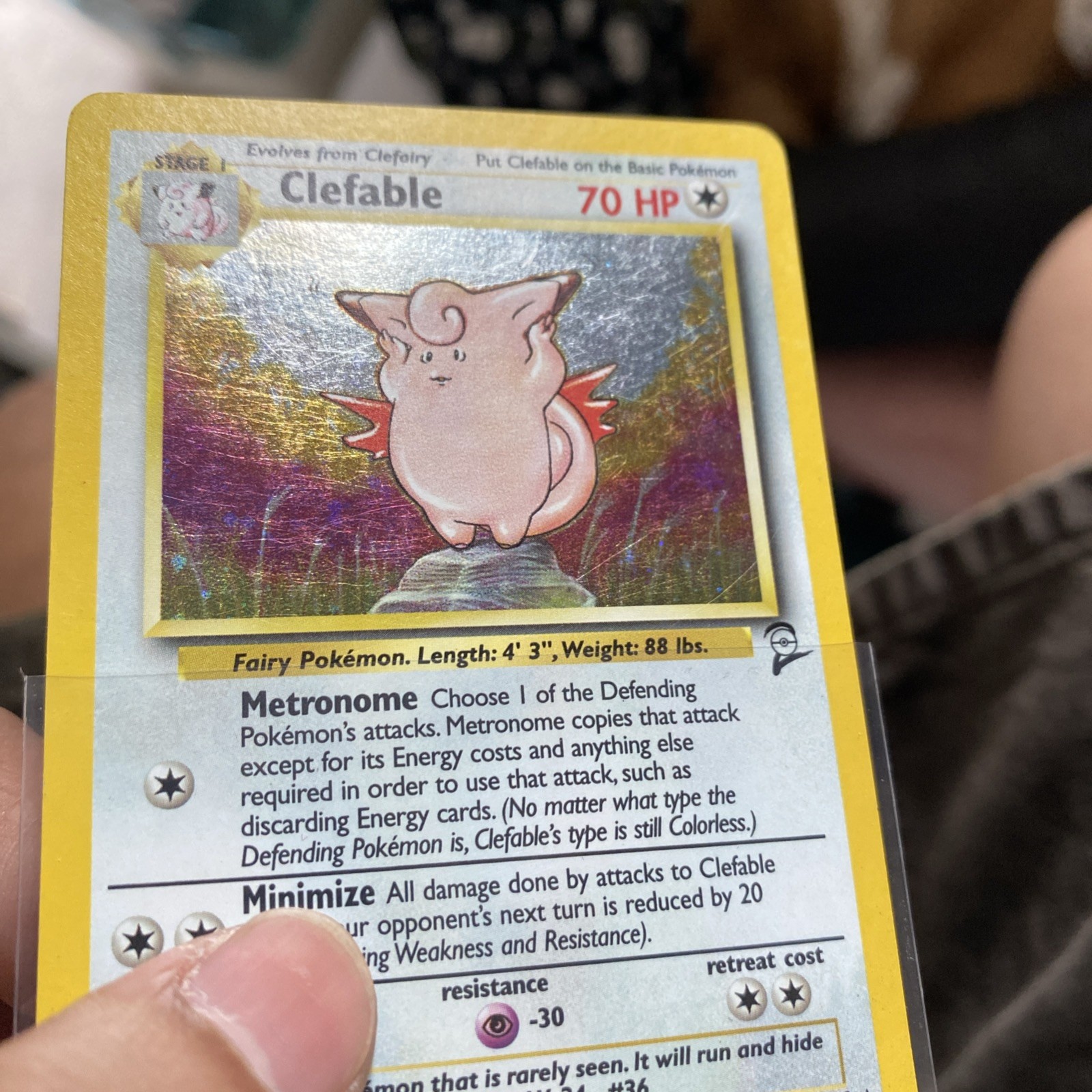 Clefable 01/64 Jungle Holo