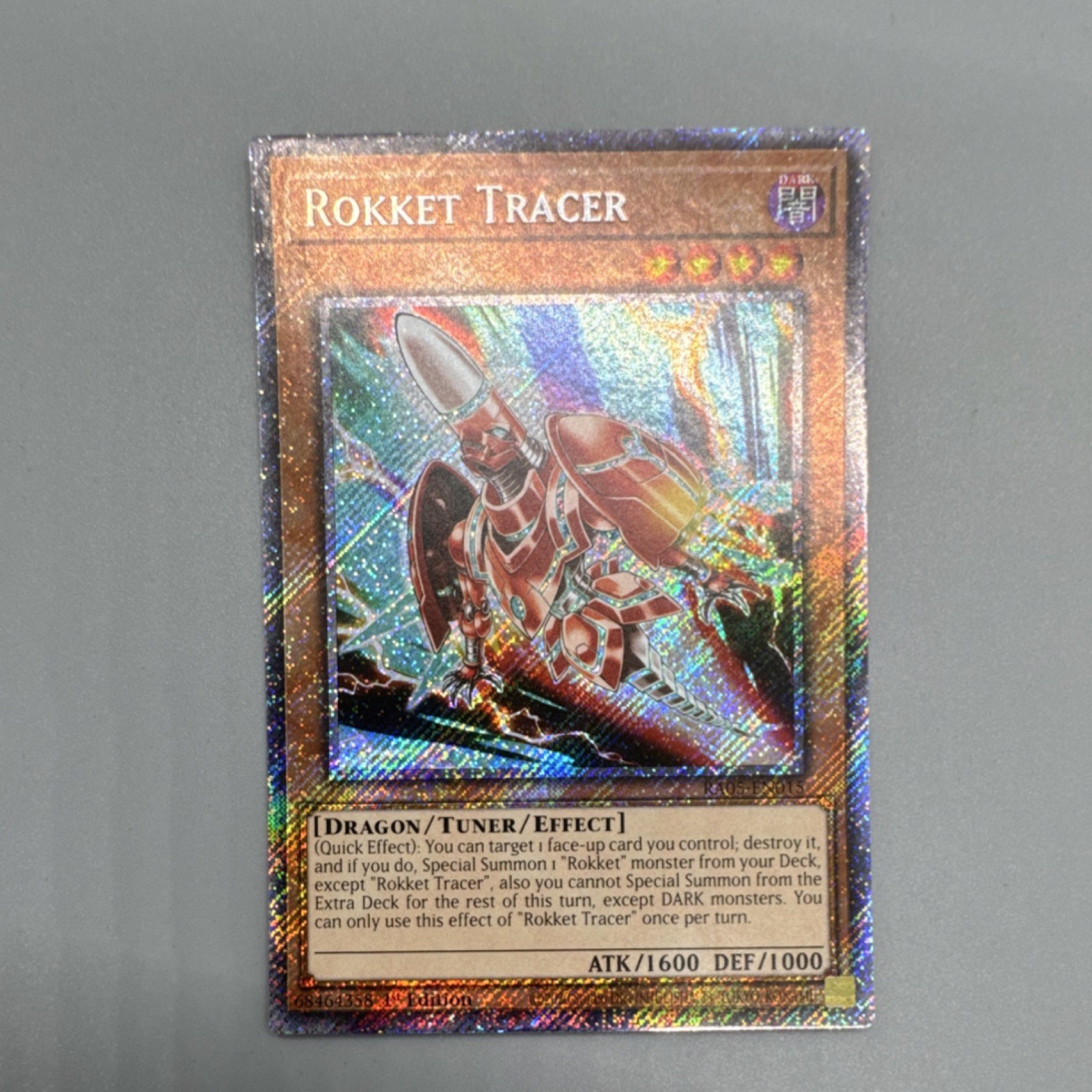 Yu-Gi-Oh! Konami Rokket Tracer Foil Effect Tuner Rarity Coll 5 RA05-EN015