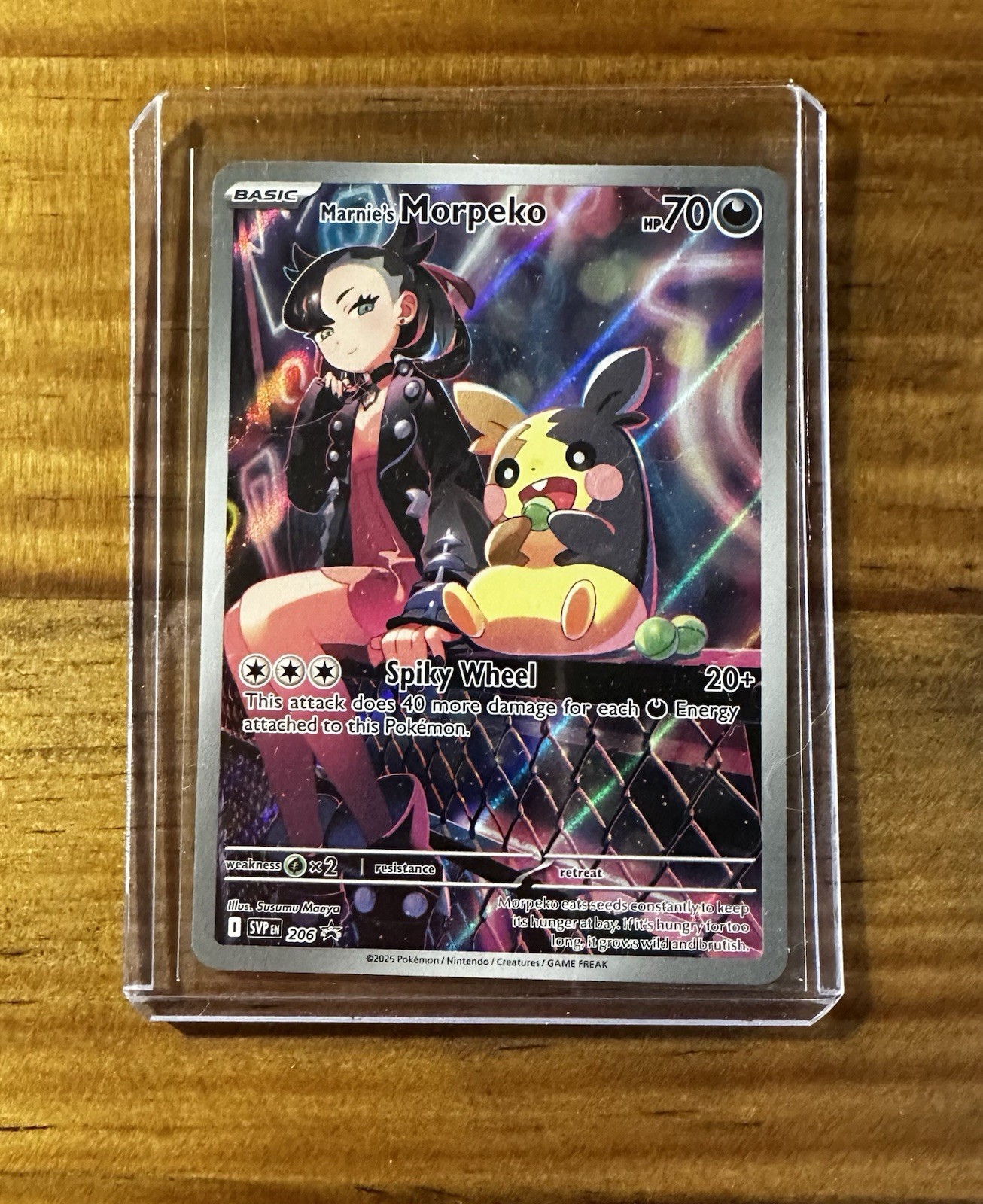 Marnie’s Morpeko – SVP 206 – Battle Deck – SV Black Star Promo – Pokemon Card