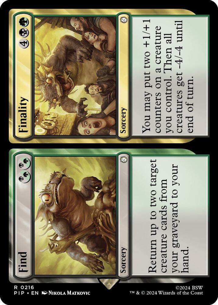 Find // Finality Foil 216 PIP NM R