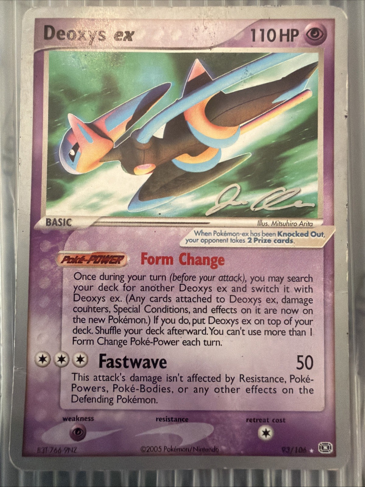 Deoxys ex – 2006 (Jason Klaczynski) 93/106 World Championship Decks Regular