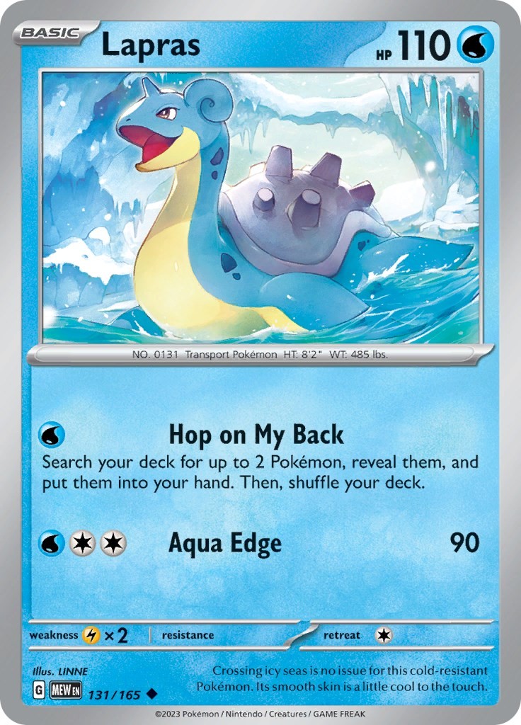 Lapras [MEW – 131/165]NMUncommon