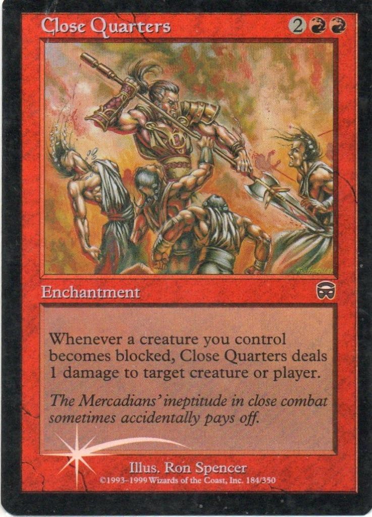 MTG: Mercadian Masques: Foil Close Quarters: Lightly Played Condition