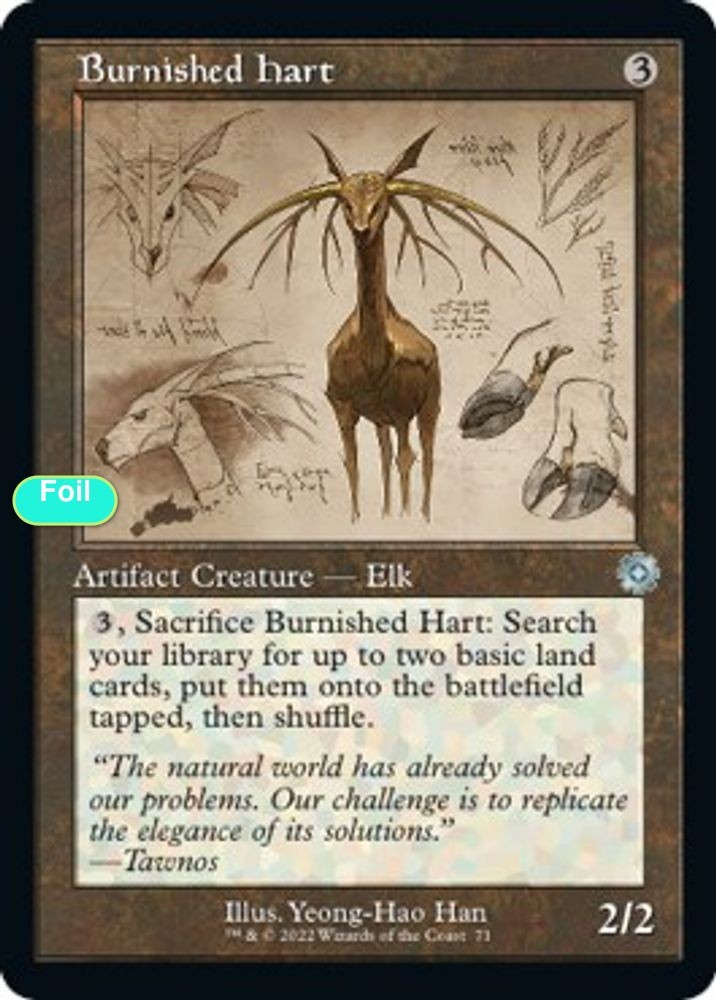 Burnished Hart (Schematic) – Foil – BRR – 71 NM/LP