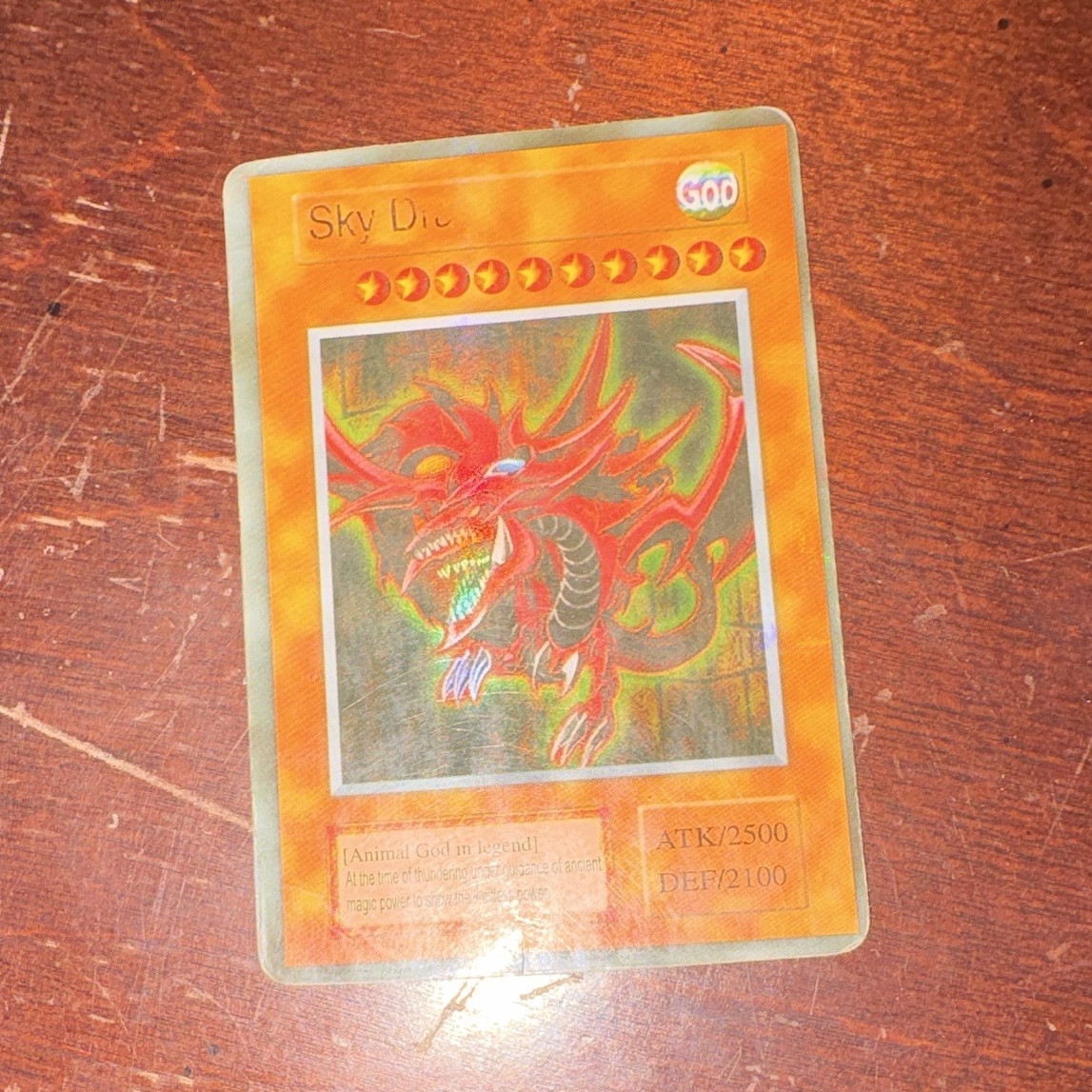 Konami Slifer The Sky Dragon Ultra Rare Holo Limited Edition Monster ATK 2500
