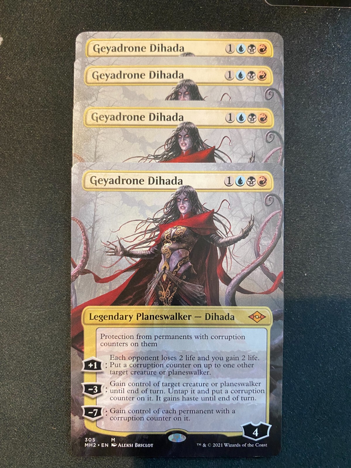 MTG Modern Horizons 2 Geyadrone Dihada Borderless x 4