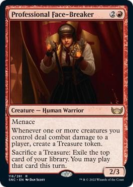 1x Professional Face-Breaker – Streets of New Capenna – NM – MTG