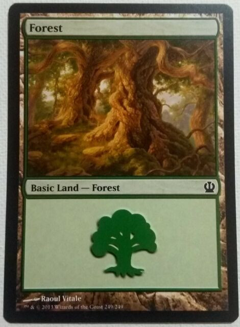 2013 MTG Forest THEROS 249/249 Regular Land
