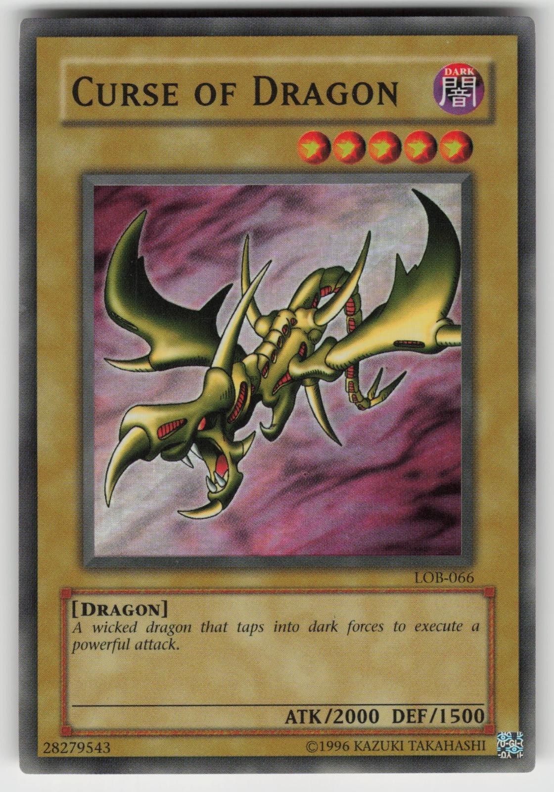 Curse of Dragon LOB-066 2002 Original Super Rare Unlimited YU-GI-OH