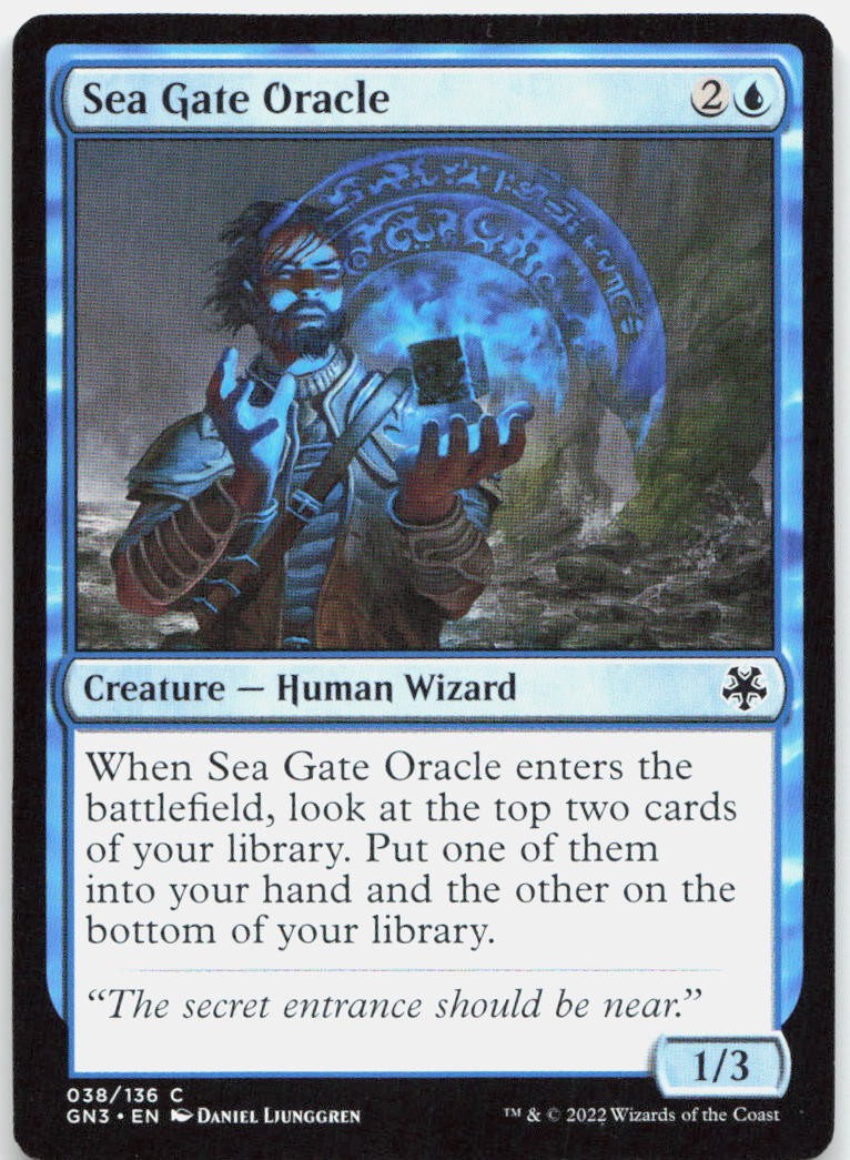Sea Gate Oracle C Magic Game Night: Free For All GN3 38 NM Daniel Ljunggren