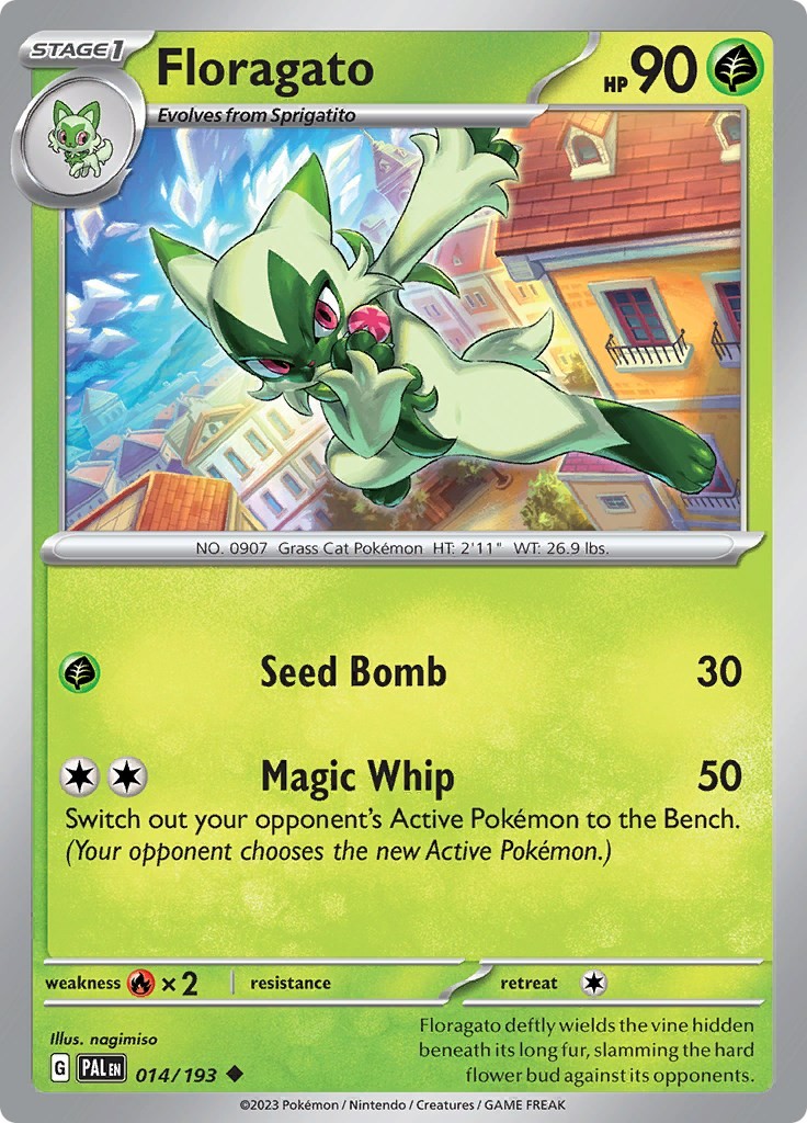 Floragato – [PAL – 014/193] – Uncommon – Pokemon – EN