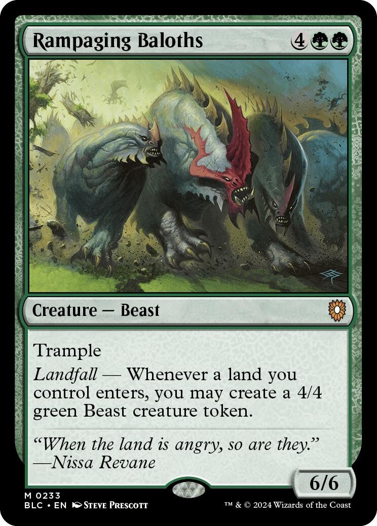 NM – Rampaging Baloths [BLC – 233] Commander: Bloomburrow