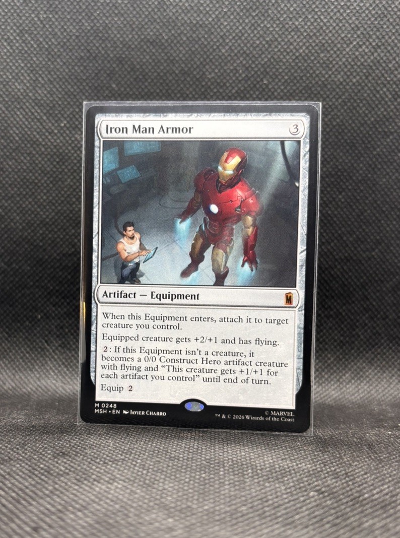 Iron Man Armor Marvel Super Heroes Regular MTG Mytic Near Mint Equipment