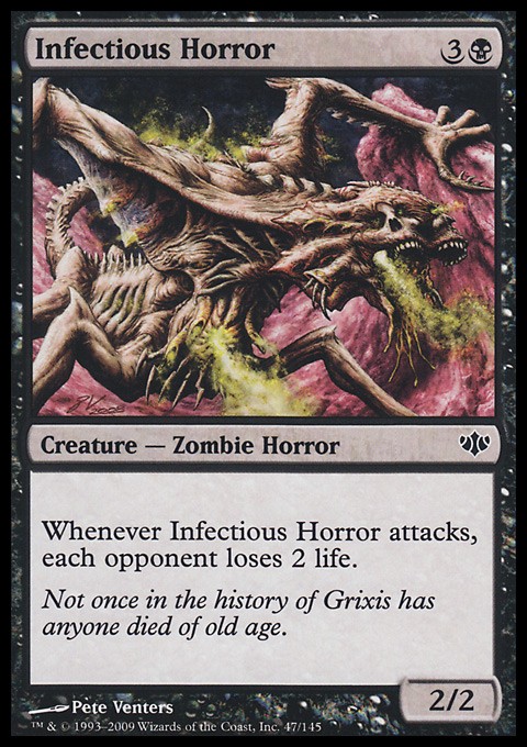 MTG Magic the Gathering Infectious Horror (47/147) Conflux LP