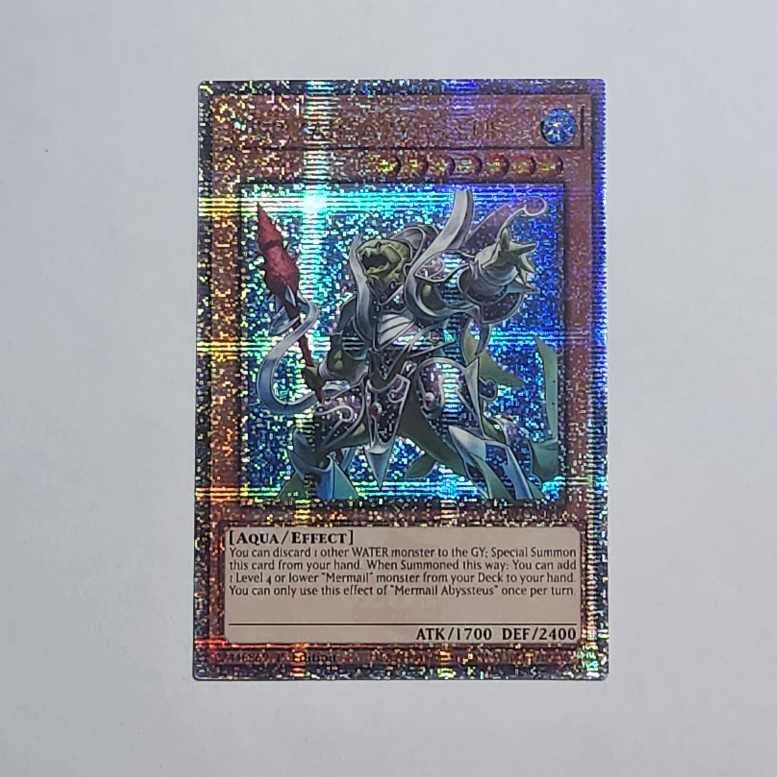 Mermail Abyssteus (RA03-EN007) Quarter Century Bonanza 1st Ed.