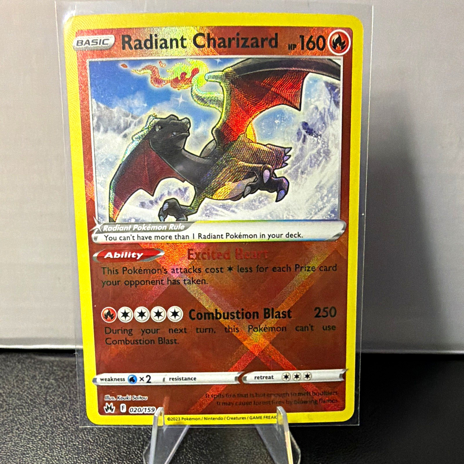 The Pokémon Company Radiant Charizard Crown Zenith 020/159 Radiant Rare Holo EN
