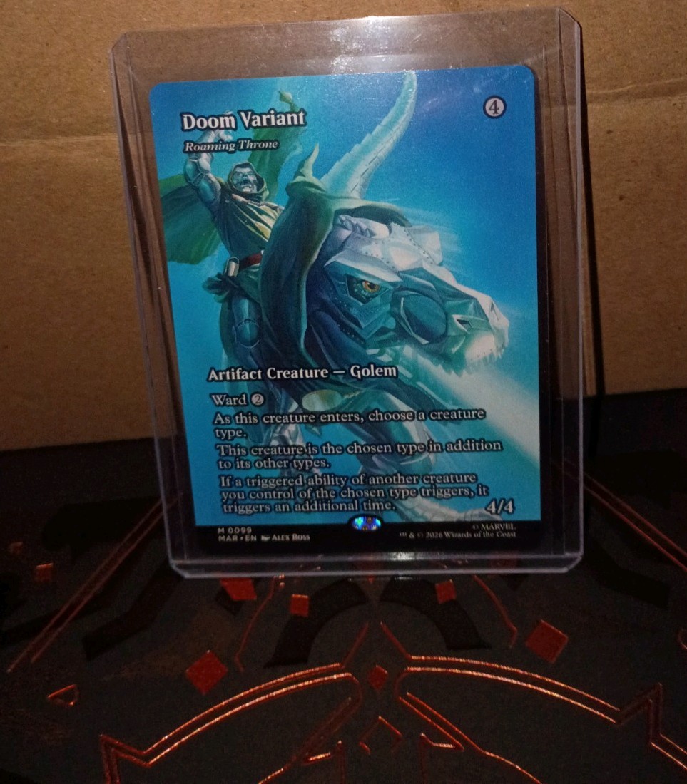 Magic the Gathering Marvel Doom Variant Non-Foil Borderless Mythic Card M 99