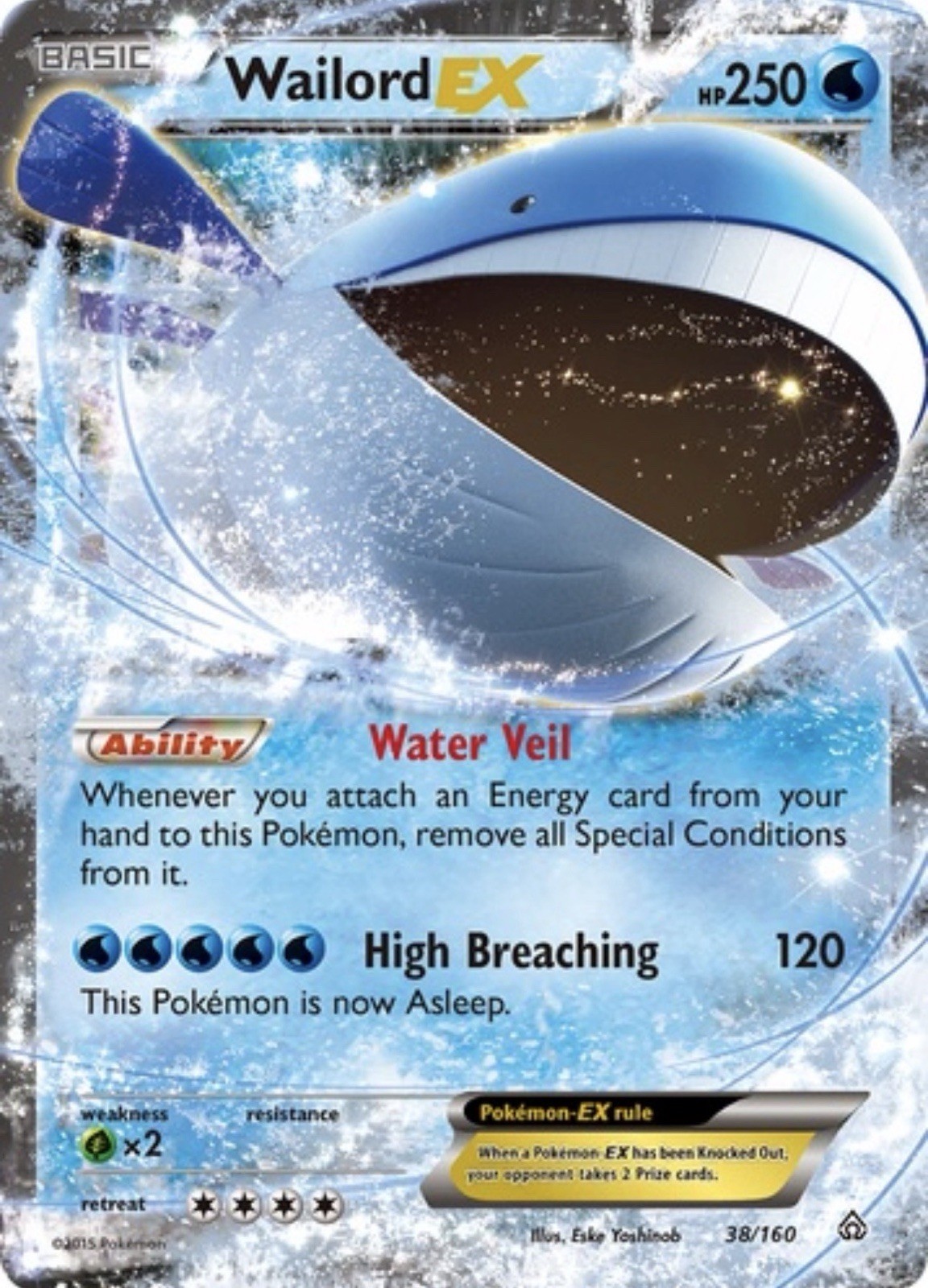 Wailord EX 38/160 – XY – Primal Clash – HP