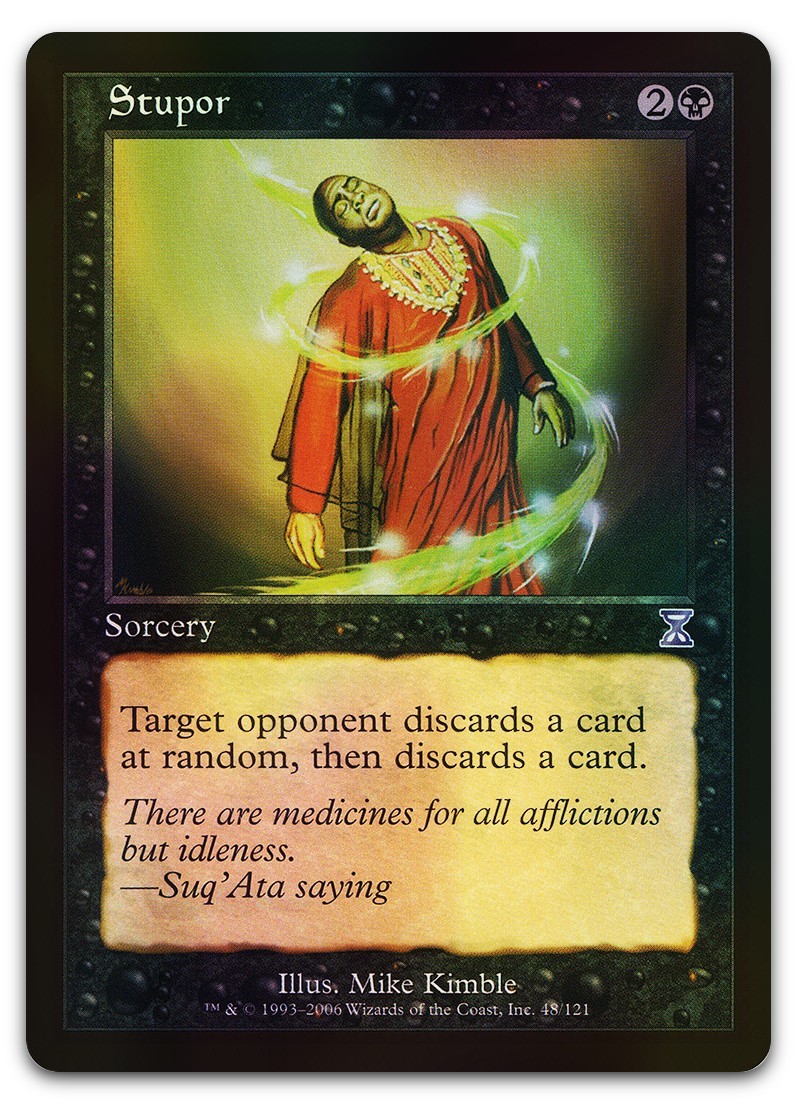 Stupor #48 (Foil) (LP) Timeshifted TSB Magic MTG