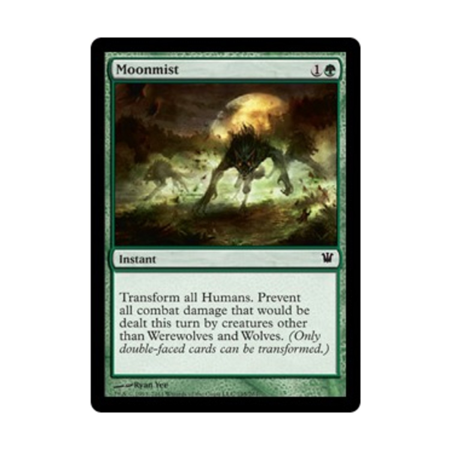 WotC MtG Innistrad Moonmist (C) EX