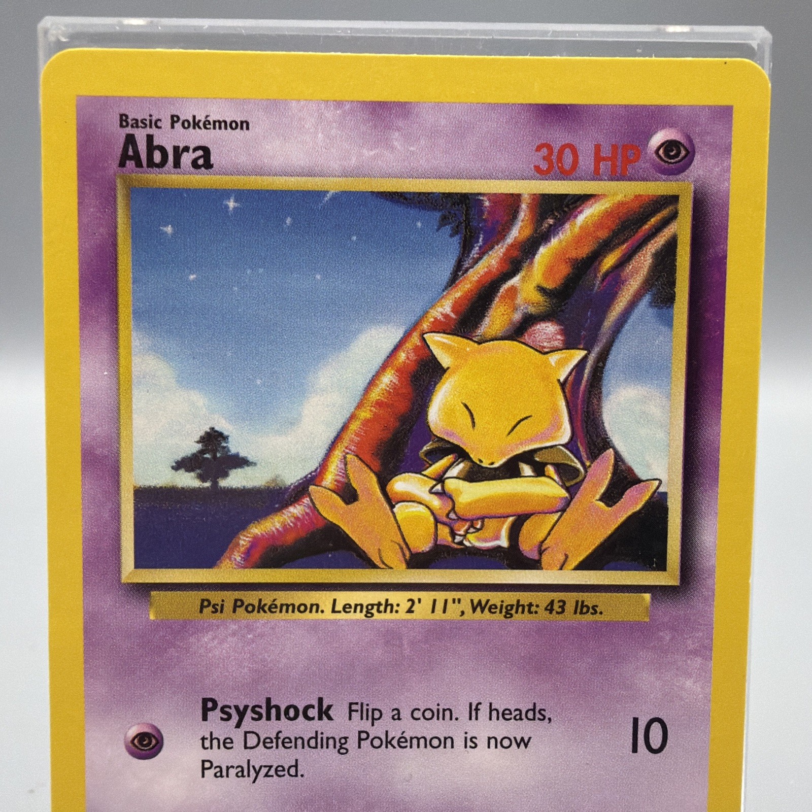 Abra 43/102 Common Base Set Unlimited Pokemon Near Mint NM