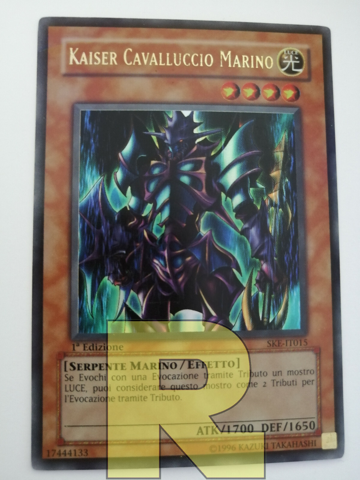 Kaiser Seahorse ® Ultra Rare ® SKE-IT015 ® 1st Edition Italian ® Good