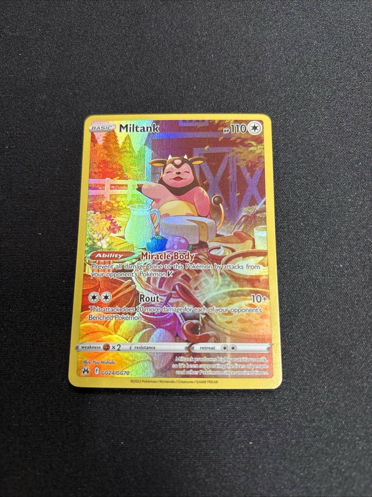 Miltank GG24/GG70 Holo Crown Zenith Galarian Gallery Pokemon NM