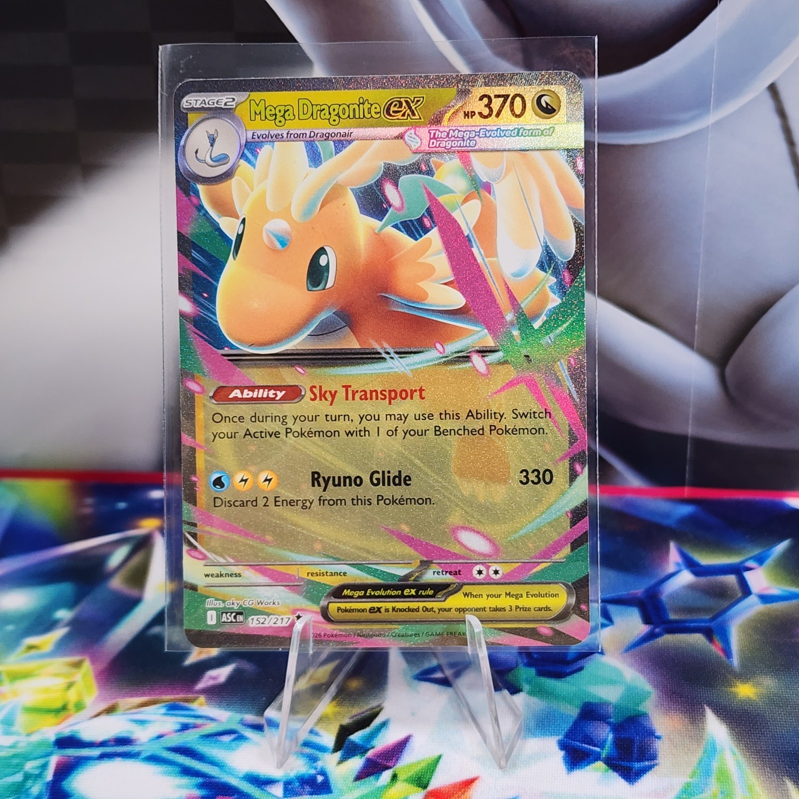 Mega Dragonite ex 152/217 Ascended Heroes Mega Evolution Pokémon TCG