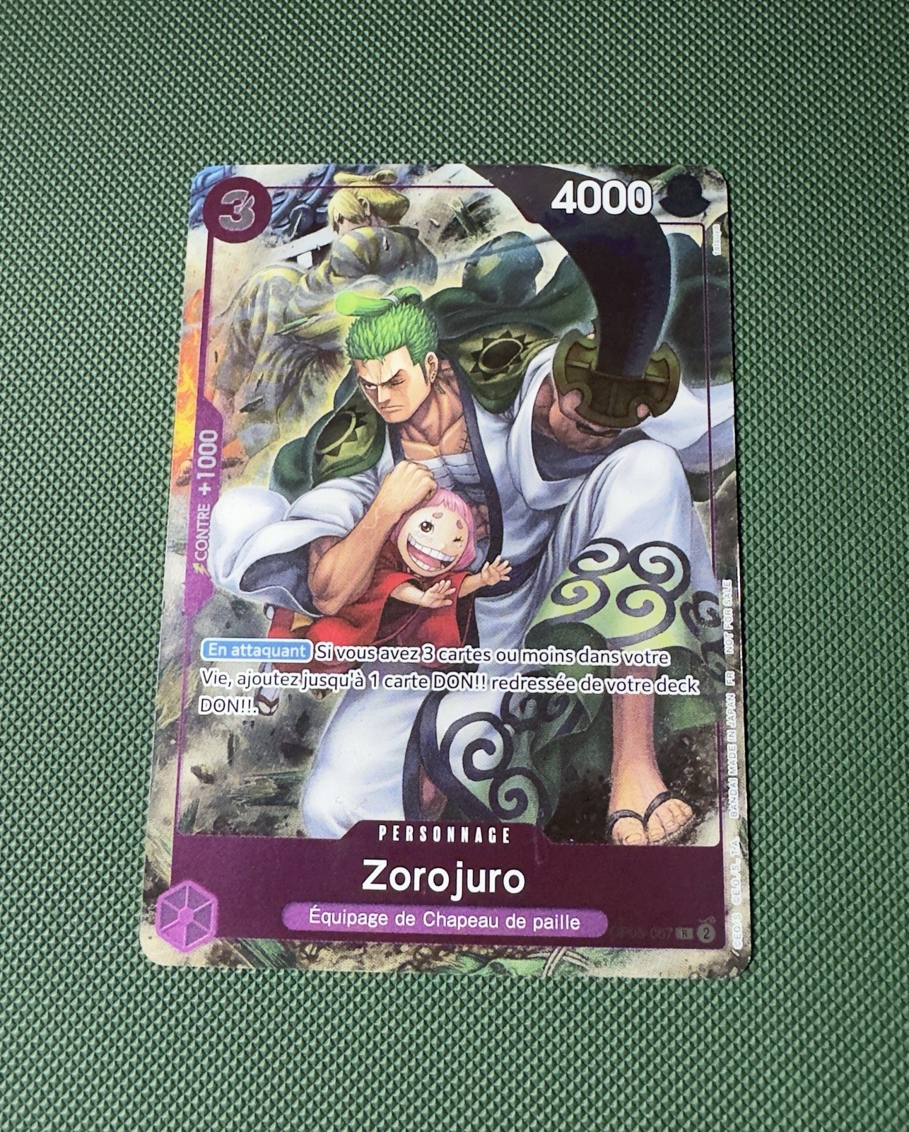 MP Zoro-Juurou OP05-067 rare French Promo 1st Anniversary