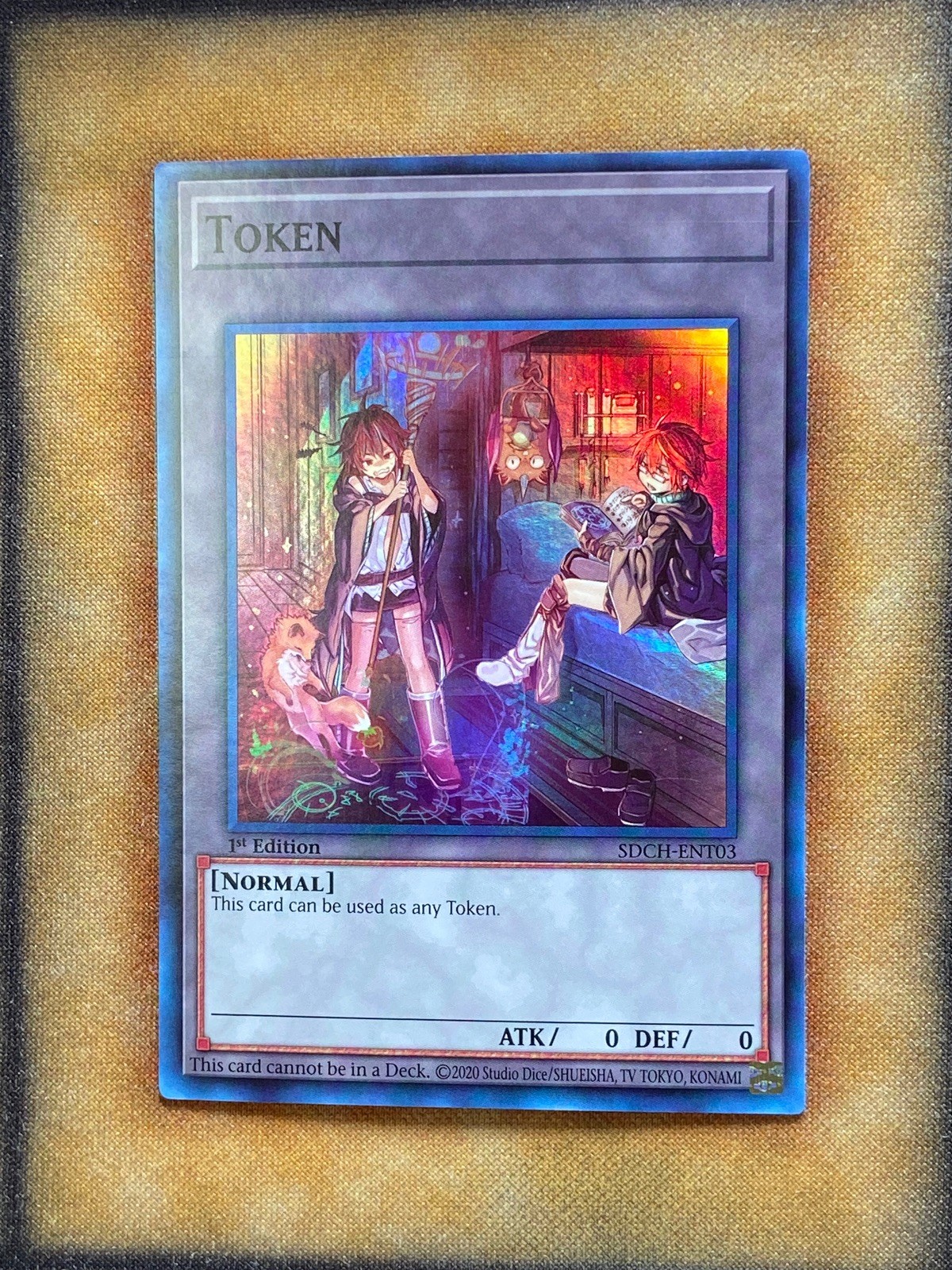 Yugioh Hiita & Aussa Token SDCH-ENT03 Super Rare 1st Ed NM