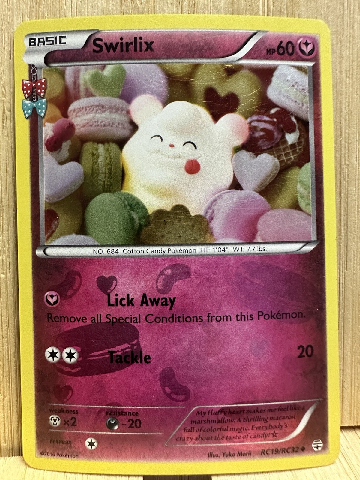 TCG POKEMON SWIRLIX HOLO RC19/RC32 RADIANT COLLECTION LP/MP
