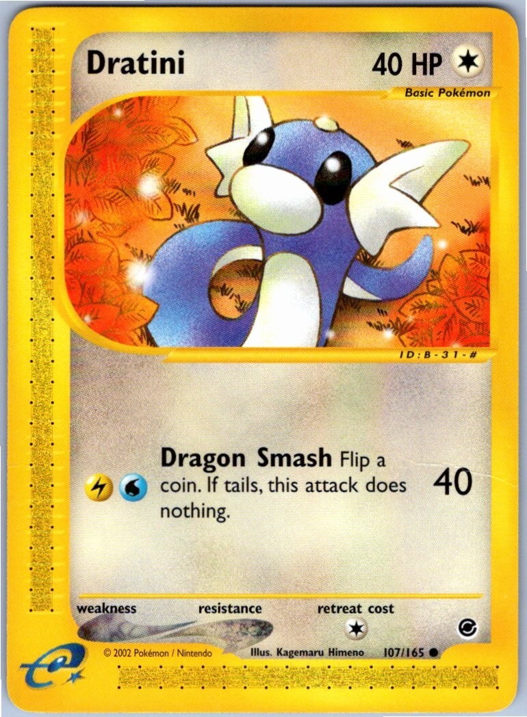 DRATINI 107/165 EXPEDITION ENGLISH POKEMON NEAR MINT