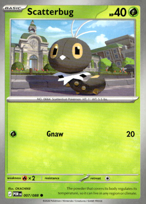 Scatterbug 007/088 Common Regular ME03: Perfect Order NM