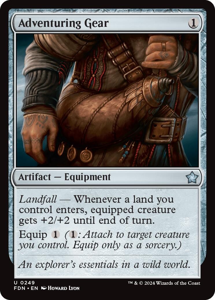 Adventuring Gear FDN 249 MTG Foundations Uncommon EN NM
