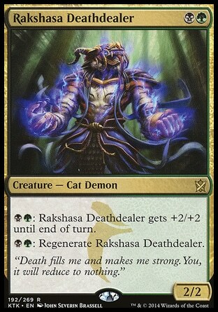 Magic the Gathering MTG Rakshasa Deathdealer (192) Khans of Tarkir LP