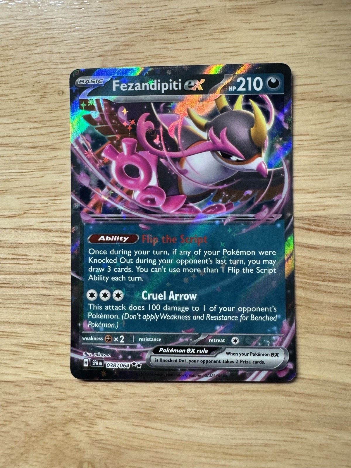 Fezendipiti EX 038/064 | Shrouded Fable | Pokemon TCG