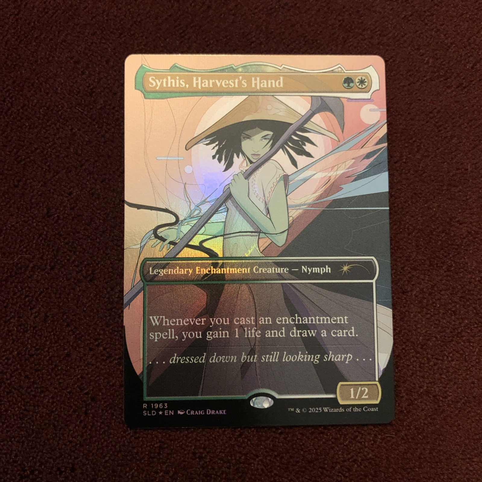 Sythis, Harvest’s Hand (Rainbow Foil) Secret Lair Drop Foil