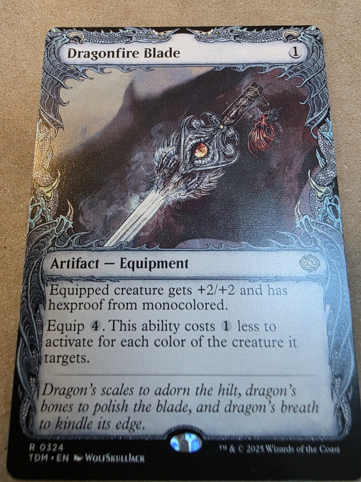 Dragonfire Blade – (Showcase) Tarkir: Dragonstorm Regular – Mtg