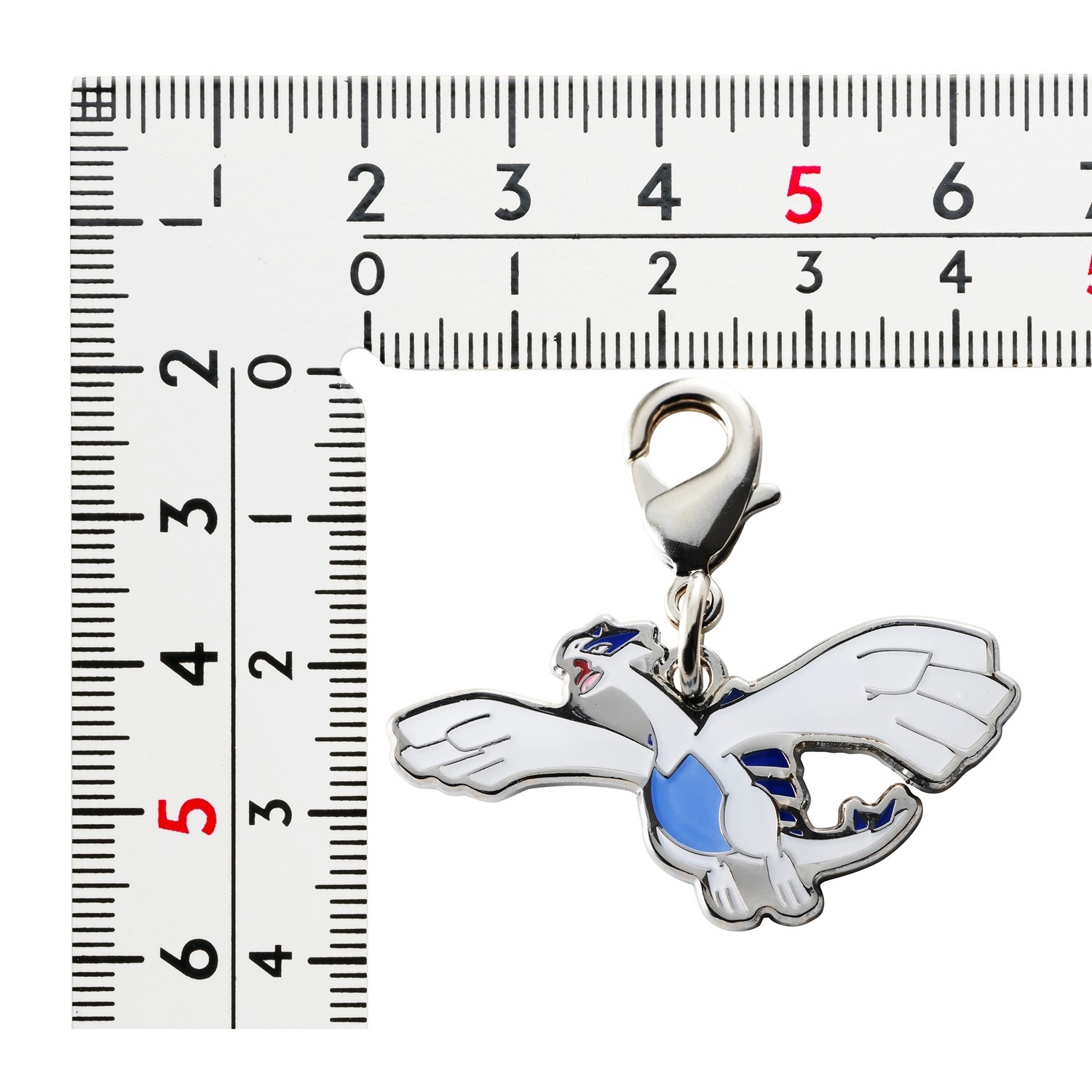 Lugia No.249 Key Chain CHARM National Pokedex Pokemon Center Japan Original