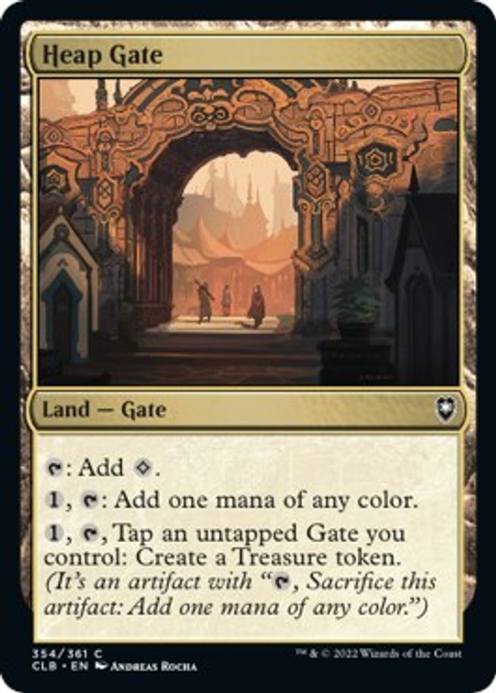 NM – Heap Gate [CLB – 354] Commander Legends: Battle for Baldur’s Gate