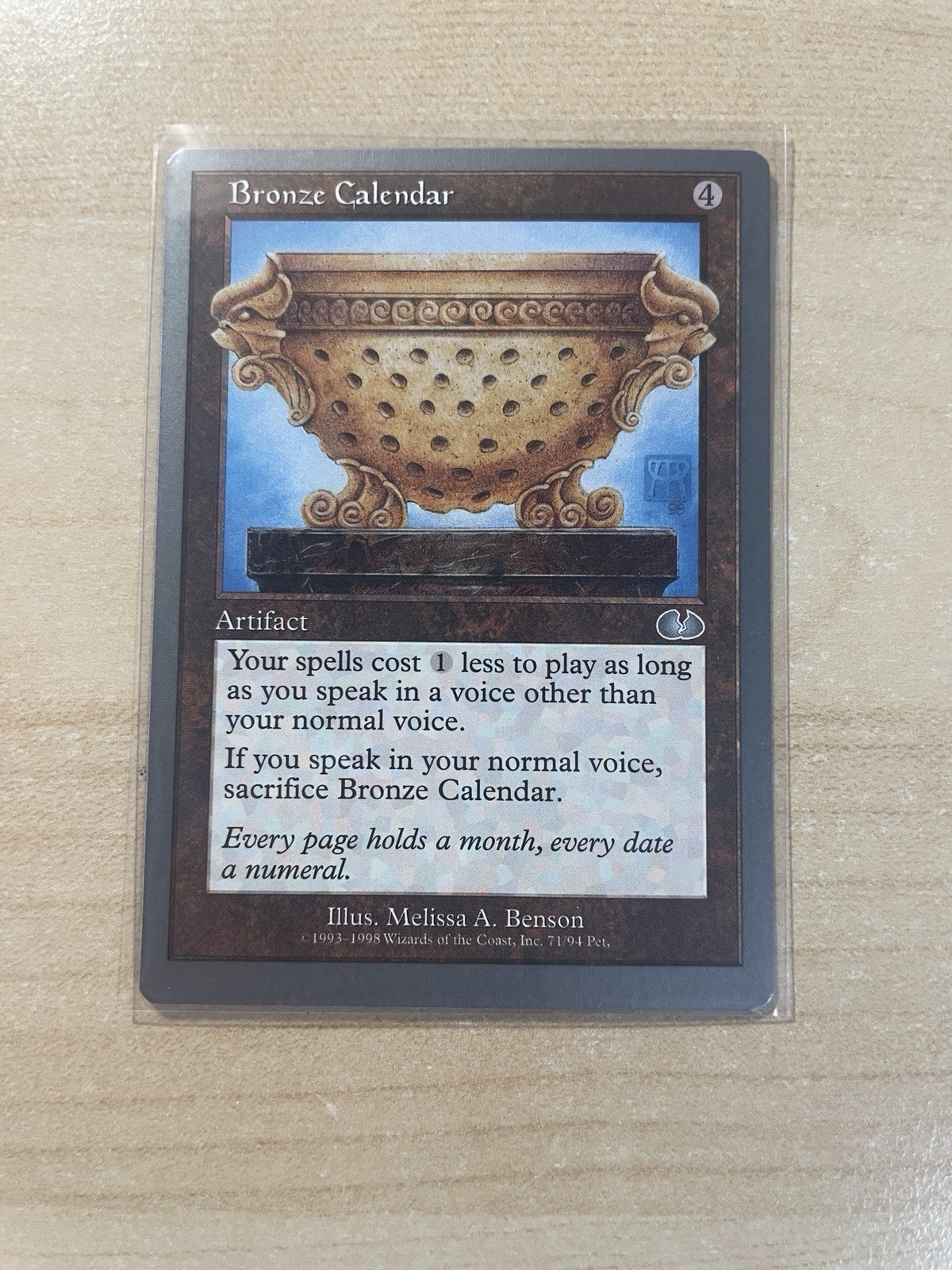 Bronze Calendar Unglued Regular