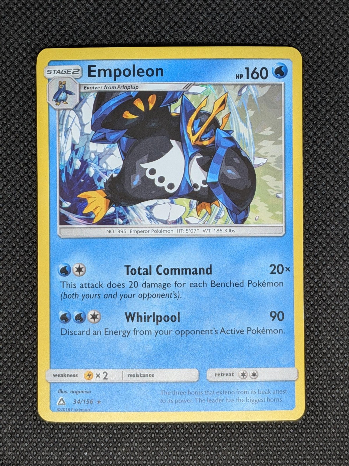 Empoleon (Cracked Ice Holo) 34/156 Holo Rare Deck Exclusives Pokemon Near Mint