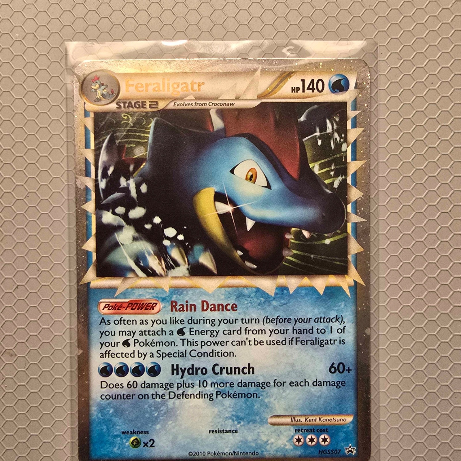 2010 Pokemon Feraligatr HeartGold SoulSilver PRIME HGSS07 Holo Promo