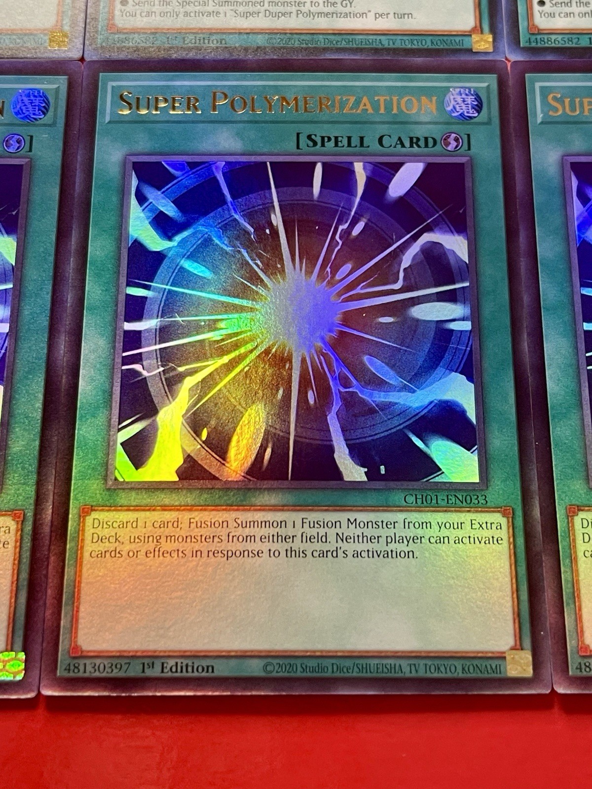 3x Super Polymerization + 3x Super Duper Polymerization | NM | 1st Ed | YuGiOh!