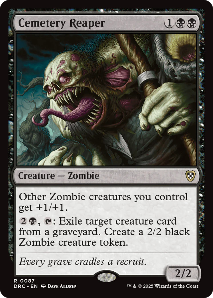 Cemetery Reaper [Aetherdrift Commander] Near Mint
