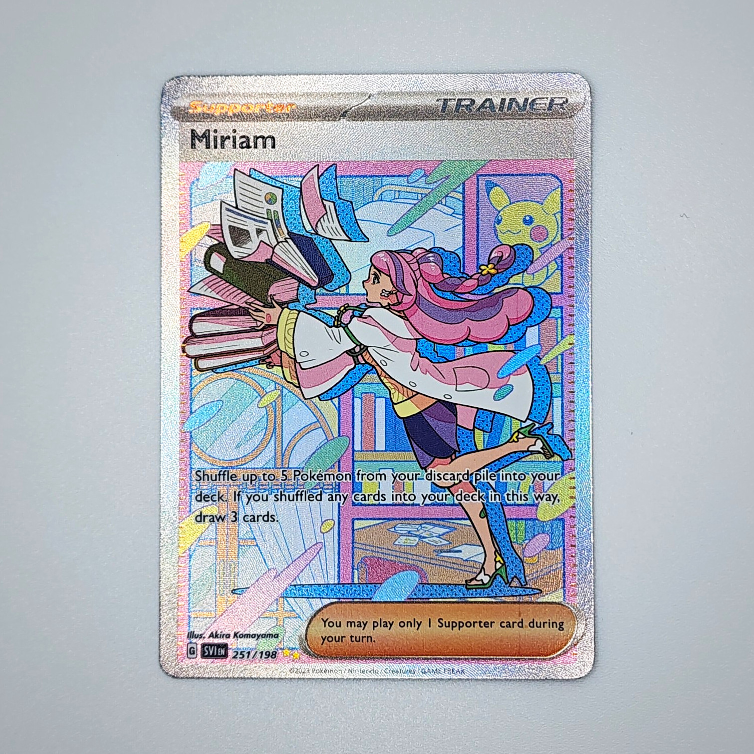 Pokémon TCG: Miriam 251/198 SV01 Scarlet & Violet Full Art Holo EN