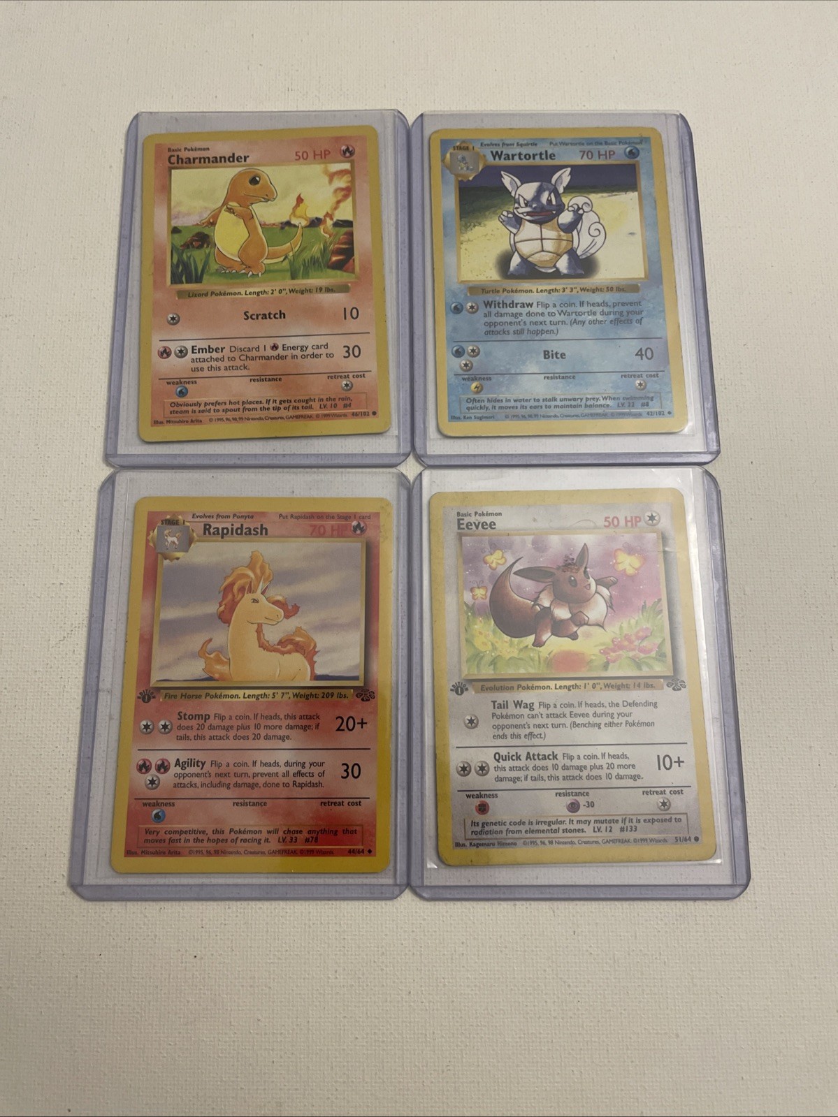Pokémon Vintage WOTC Base And Jungle Shadowless & 1st Edition Cards Pokémon