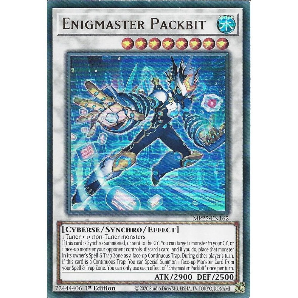 MP25-EN162 Enigmaster Packbit Ultra Rare 1st Edition NM YuGiOh Card
