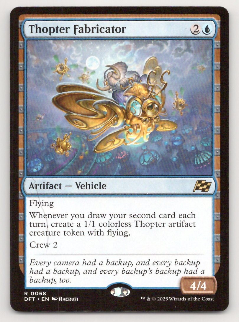 MTG Thopter Fabricator Aetherdrift DFT 68 NM